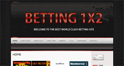 Desktop Screenshot of betting1x2.net
