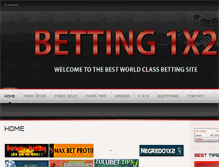 Tablet Screenshot of betting1x2.net